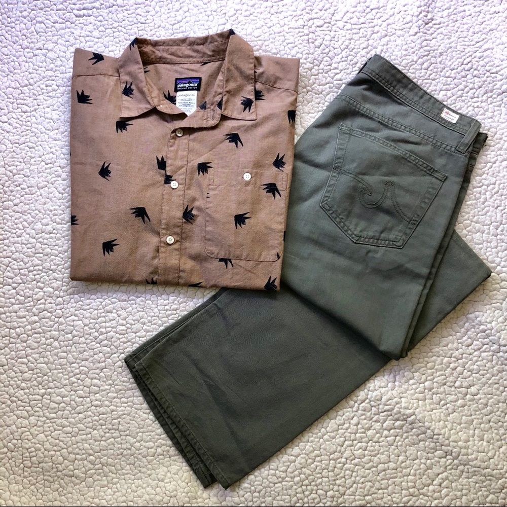 Patagonia Men’s Large Short Sleeve Button up